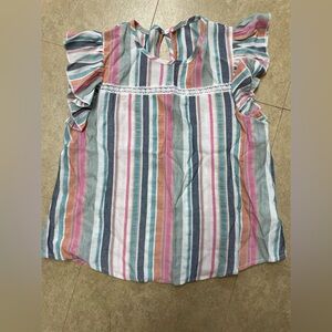 SHEIN - girls 12Y - Multicolor Striped Top